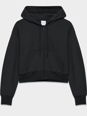 TNA Cozy Sweatfleece Boyfriend Boxy Zip Hoodie from Aritzia